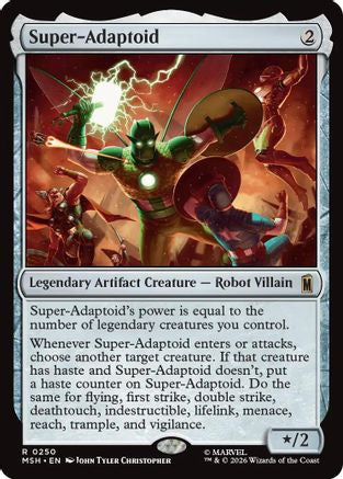 Super-Adaptoid (MSH-250) - Marvel Super Heroes Foil | Grognard Games