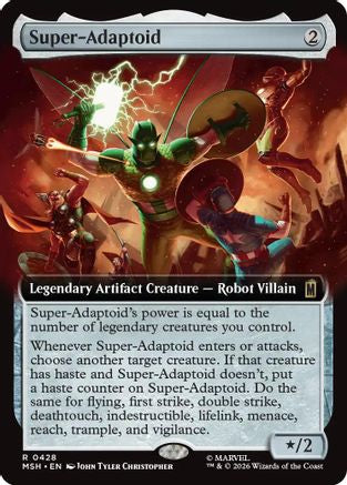 Super-Adaptoid (Extended Art) (MSH-428) - Marvel Super Heroes Foil | Grognard Games
