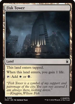 Fisk Tower (MSH-265) - Marvel Super Heroes | Grognard Games