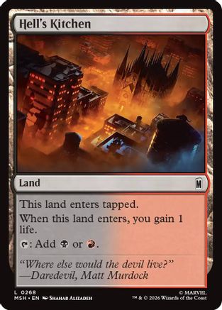 Hell's Kitchen (MSH-268) - Marvel Super Heroes Foil | Grognard Games