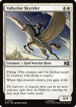 Valkyrior Skyrider (MSC-525) - Commander: Marvel Super Heroes Foil | Grognard Games