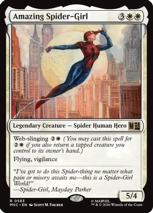 Amazing Spider-Girl (MSC-583) - Commander: Marvel Super Heroes | Grognard Games