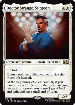 Doctor Strange, Surgeon (MSC-591) - Commander: Marvel Super Heroes Foil | Grognard Games