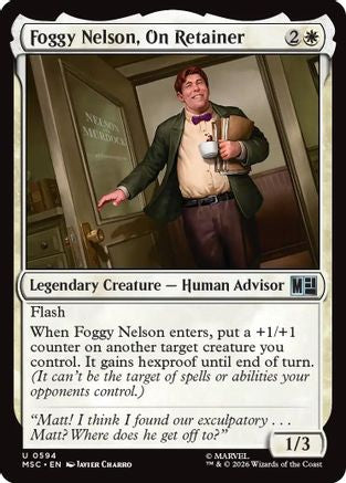 Foggy Nelson, On Retainer (MSC-594) - Commander: Marvel Super Heroes Foil | Grognard Games