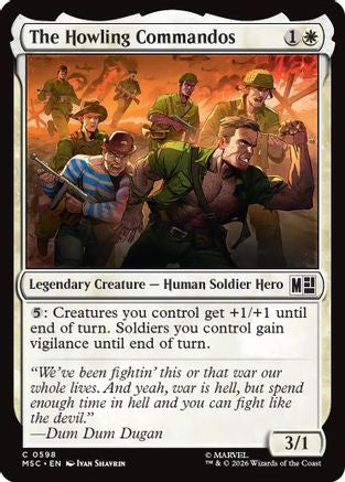 The Howling Commandos (MSC-598) - Commander: Marvel Super Heroes Foil | Grognard Games