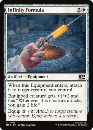 Infinity Formula (MSC-601) - Commander: Marvel Super Heroes Foil | Grognard Games