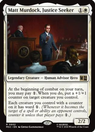 Matt Murdock, Justice Seeker (MSC-602) - Commander: Marvel Super Heroes | Grognard Games