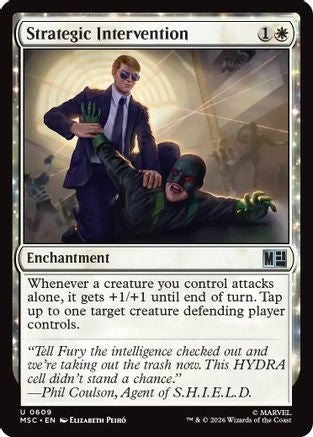 Strategic Intervention (MSC-609) - Commander: Marvel Super Heroes Foil | Grognard Games