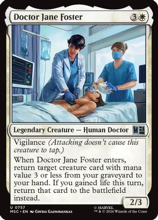 Doctor Jane Foster (MSC-757) - Commander: Marvel Super Heroes Foil | Grognard Games