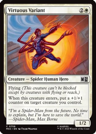 Virtuous Variant (MSC-758) - Commander: Marvel Super Heroes Foil | Grognard Games
