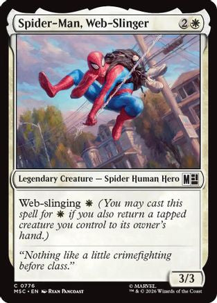 Spider-Man, Web-Slinger (MSC-776) - Commander: Marvel Super Heroes | Grognard Games