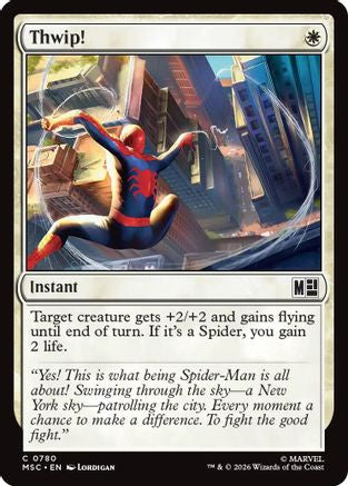 Thwip! (MSC-780) - Commander: Marvel Super Heroes Foil | Grognard Games
