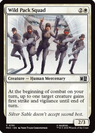 Wild Pack Squad (MSC-781) - Commander: Marvel Super Heroes Foil | Grognard Games