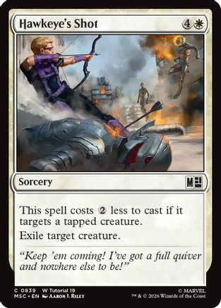 Hawkeye's Shot (0839) (MSC-839) - Commander: Marvel Super Heroes | Grognard Games