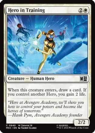 Hero in Training (MSC-840) - Commander: Marvel Super Heroes | Grognard Games