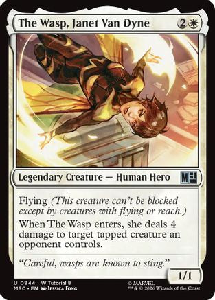 The Wasp, Janet Van Dyne (0844) (MSC-844) - Commander: Marvel Super Heroes | Grognard Games