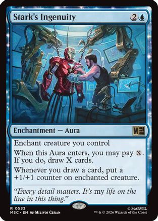 Stark's Ingenuity (MSC-533) - Commander: Marvel Super Heroes Foil | Grognard Games