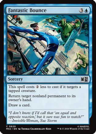 Fantastic Bounce (MSC-620) - Commander: Marvel Super Heroes Foil | Grognard Games