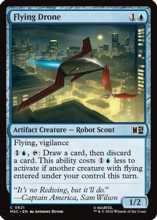 Flying Drone (MSC-621) - Commander: Marvel Super Heroes | Grognard Games