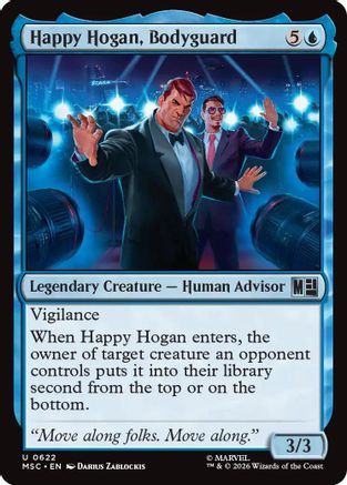 Happy Hogan, Bodyguard (MSC-622) - Commander: Marvel Super Heroes | Grognard Games