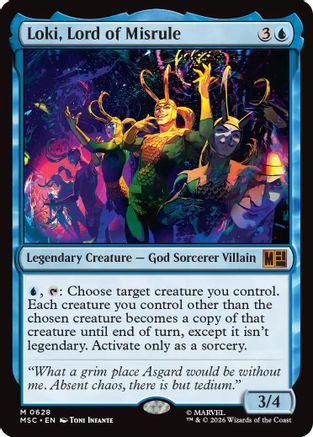 Loki, Lord of Misrule (MSC-628) - Commander: Marvel Super Heroes | Grognard Games