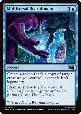 Multiversal Recruitment (MSC-629) - Commander: Marvel Super Heroes Foil | Grognard Games
