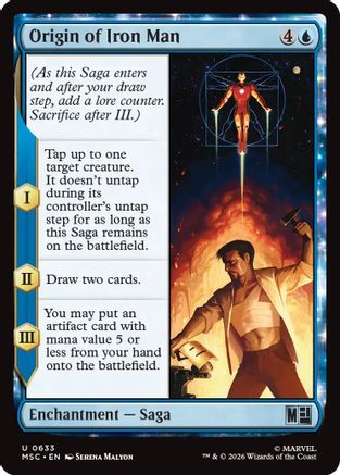 Origin of Iron Man (MSC-633) - Commander: Marvel Super Heroes Foil | Grognard Games