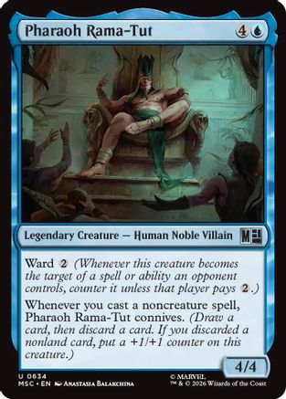 Pharaoh Rama-Tut (MSC-634) - Commander: Marvel Super Heroes | Grognard Games