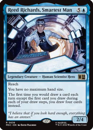Reed Richards, Smartest Man (MSC-636) - Commander: Marvel Super Heroes | Grognard Games