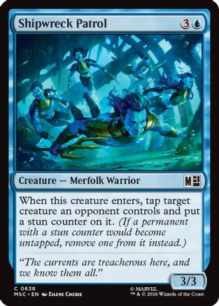 Shipwreck Patrol (MSC-638) - Commander: Marvel Super Heroes Foil | Grognard Games