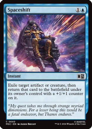 Spaceshift (MSC-640) - Commander: Marvel Super Heroes Foil | Grognard Games