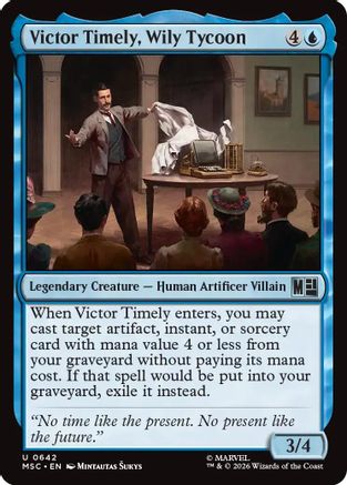 Victor Timely, Wily Tycoon (MSC-642) - Commander: Marvel Super Heroes | Grognard Games