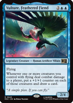 Vulture, Feathered Fiend (MSC-645) - Commander: Marvel Super Heroes | Grognard Games