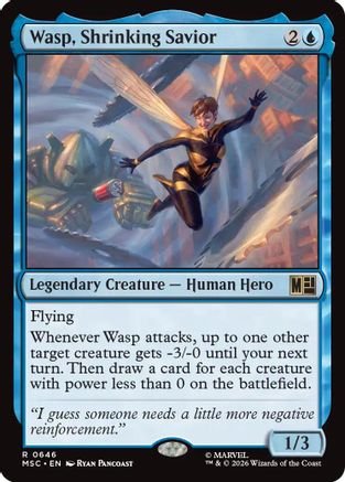 Wasp, Shrinking Savior (MSC-646) - Commander: Marvel Super Heroes | Grognard Games