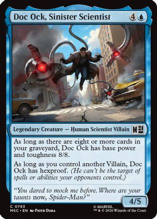 Doc Ock, Sinister Scientist (MSC-783) - Commander: Marvel Super Heroes | Grognard Games
