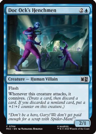 Doc Ock's Henchmen (MSC-784) - Commander: Marvel Super Heroes Foil | Grognard Games