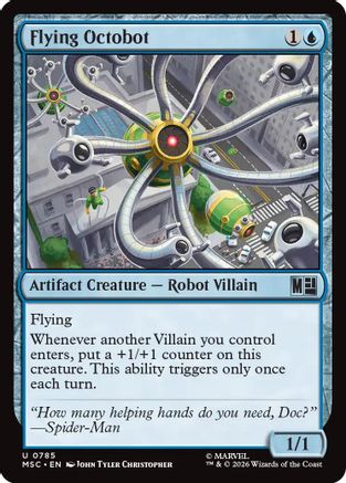 Flying Octobot (MSC-785) - Commander: Marvel Super Heroes Foil | Grognard Games