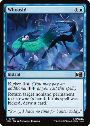 Whoosh! (MSC-790) - Commander: Marvel Super Heroes Foil | Grognard Games