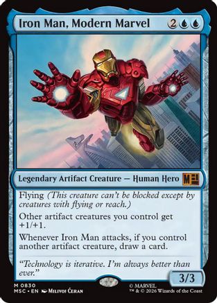 Iron Man, Modern Marvel (MSC-830) - Commander: Marvel Super Heroes | Grognard Games