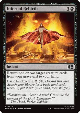 Infernal Rebirth (MSC-537) - Commander: Marvel Super Heroes Foil | Grognard Games
