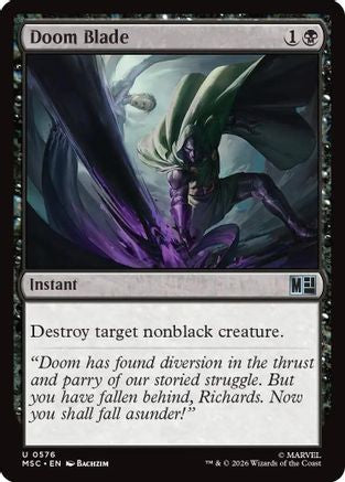 Doom Blade (MSC-576) - Commander: Marvel Super Heroes Foil | Grognard Games