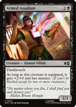 Armed Assailant (MSC-647) - Commander: Marvel Super Heroes | Grognard Games