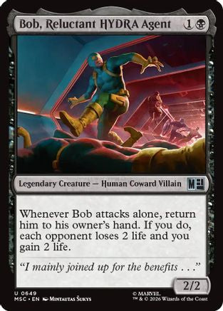 Bob, Reluctant HYDRA Agent (MSC-649) - Commander: Marvel Super Heroes | Grognard Games