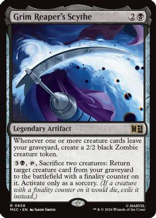 Grim Reaper's Scythe (MSC-658) - Commander: Marvel Super Heroes | Grognard Games