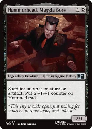 Hammerhead, Maggia Boss (MSC-659) - Commander: Marvel Super Heroes Foil | Grognard Games