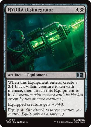 HYDRA Disintegrator (MSC-660) - Commander: Marvel Super Heroes Foil | Grognard Games