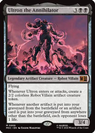 Ultron the Annihilator (MSC-668) - Commander: Marvel Super Heroes | Grognard Games