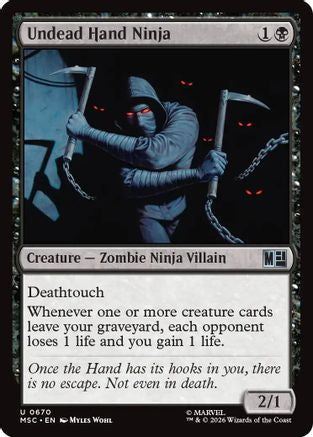 Undead Hand Ninja (MSC-670) - Commander: Marvel Super Heroes | Grognard Games