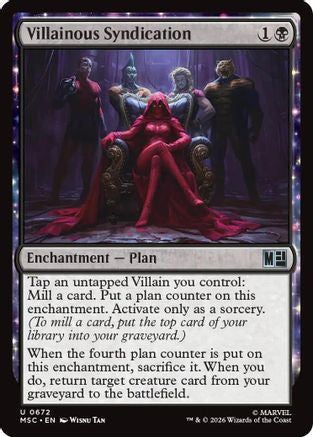 Villainous Syndication (MSC-672) - Commander: Marvel Super Heroes | Grognard Games