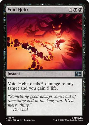 Void Helix (MSC-674) - Commander: Marvel Super Heroes Foil | Grognard Games